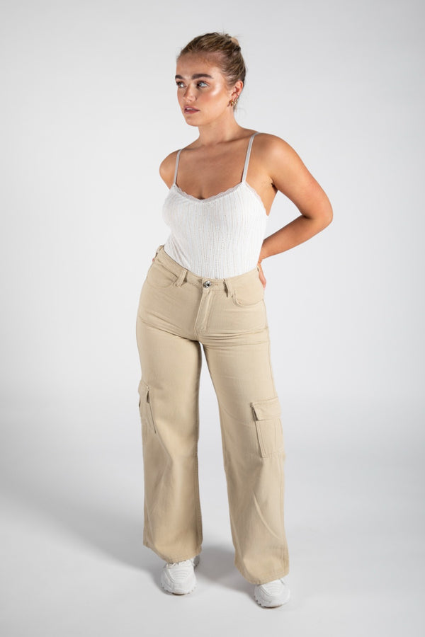 White Diamante Strappy Bodysuit