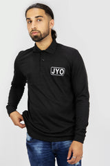Mens JYO Logo Long Sleeve Polo Shirt