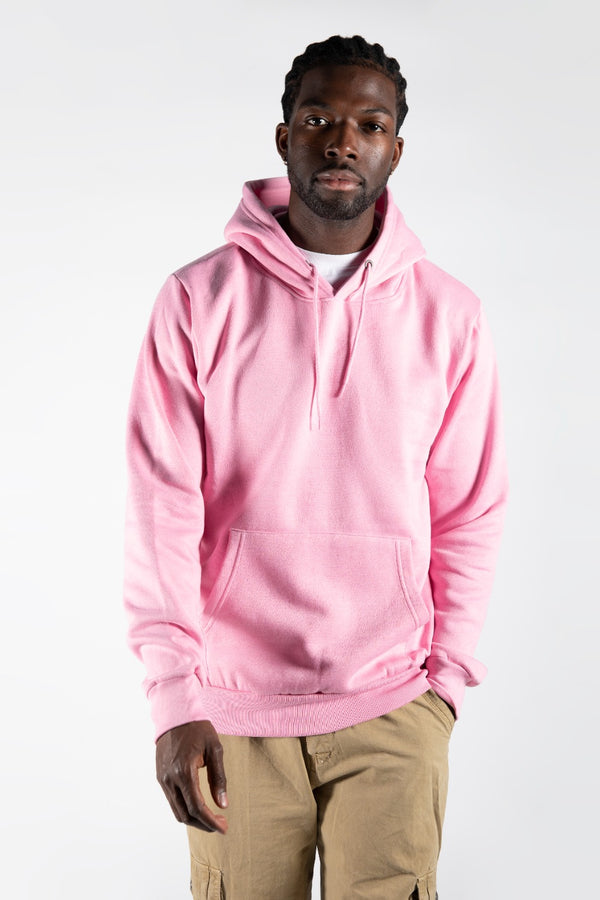 Mens Pink Oversized Hoodie