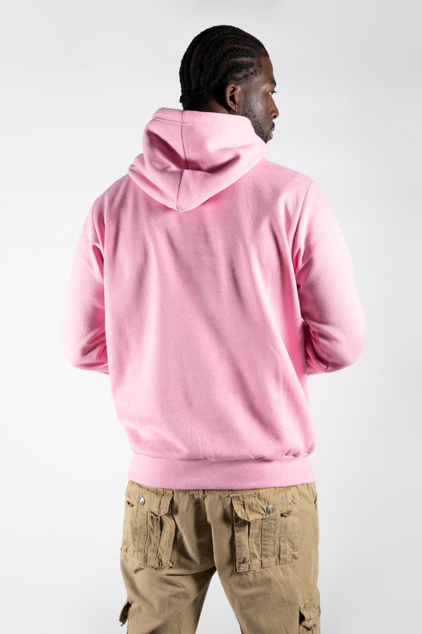 Mens Pink Oversized Hoodie