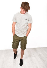 Mens Khaki Bute Cargo Shorts