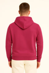 Wine Oversized Casual Pullover Hoodie