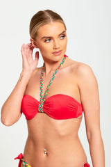 Red Tropical Bikini