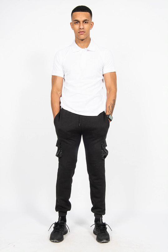 Mens White Half Sleeve Polo T -Shirt