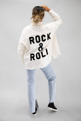 White Rock And Roll Denim Jacket