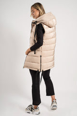Stone Strap Detail Puffer Gilet