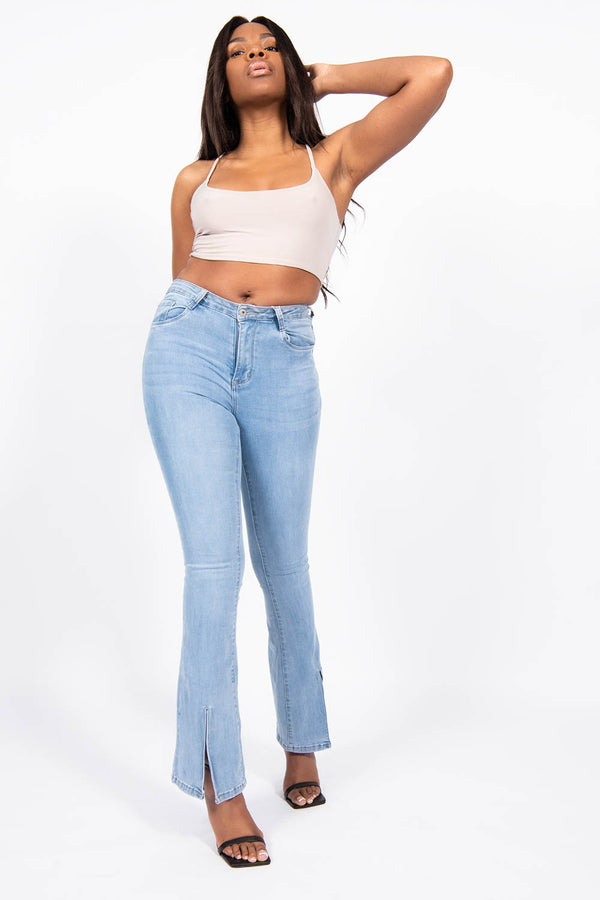 Pink Double Layer Slinky Bralet
