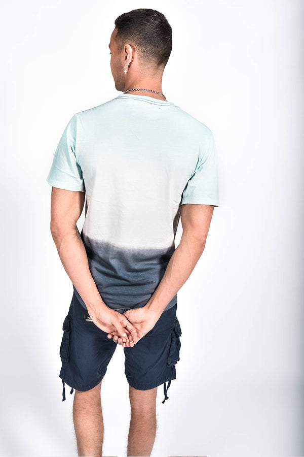 Mens Multi Ombre Muscle Fit T-Shirt