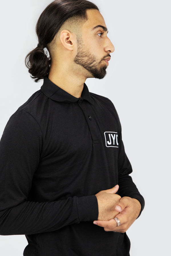 Mens JYO Logo Long Sleeve Polo Shirt