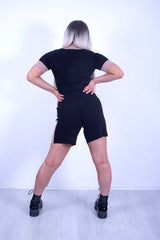 Premium O Ring Zip Front Colour Block Soft Knit Co-Ord