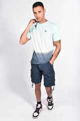Mens Multi Ombre Muscle Fit T-Shirt