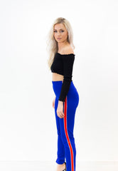 Royal Stripe Skinny Fit Jeggings
