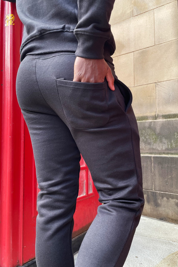 Black Fleece Basic Crew Neck Tracksuit