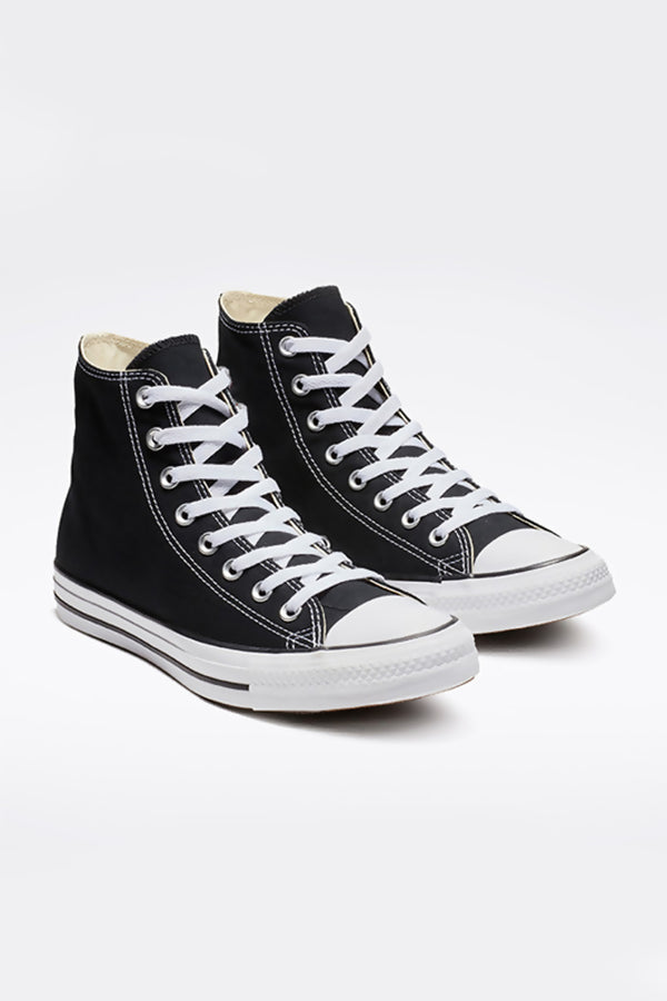 Black High Top Canvas Trainers