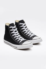 Black High Top Canvas Trainers