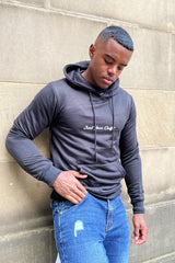 Black JYO Slogan Hoodie