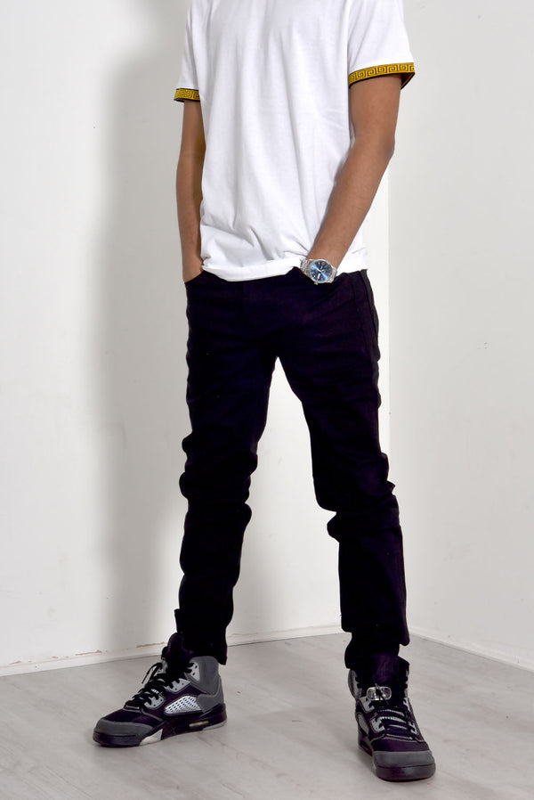 Mens Black Basic Jean