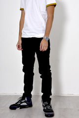 Mens Black Basic Jean