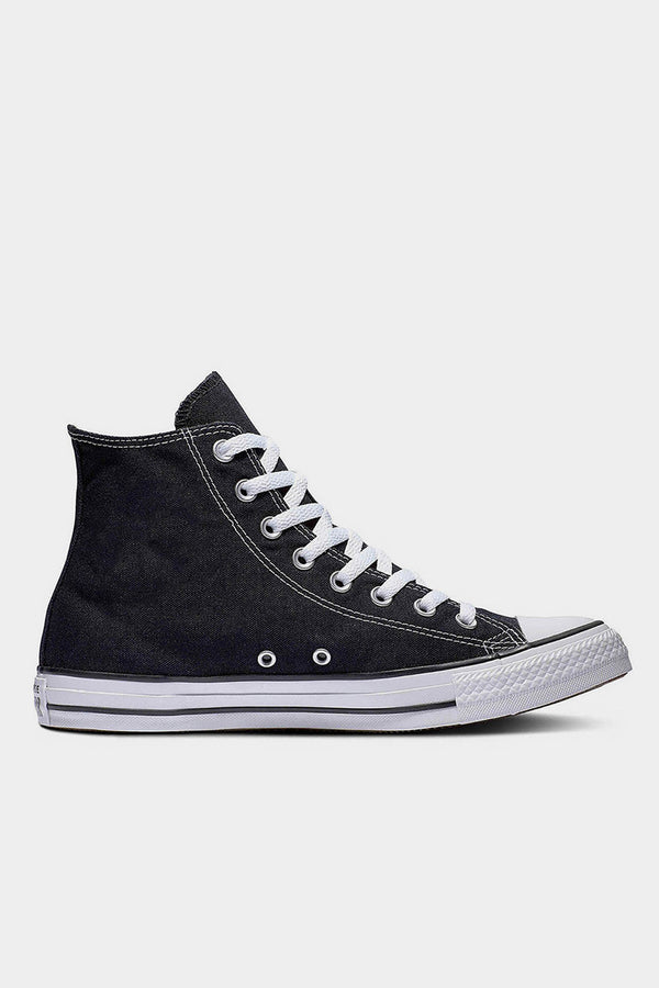Mens Black High Top Canvas Trainers