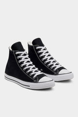 Mens Black High Top Canvas Trainers