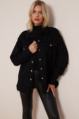 Black Rock And Roll Denim Jacket