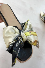 Black Satin Ribbon Slider