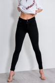 Black Side Striped Skinny Jeans