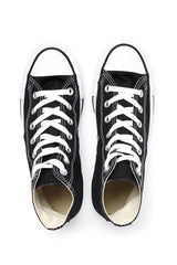 Black High Top Canvas Trainers