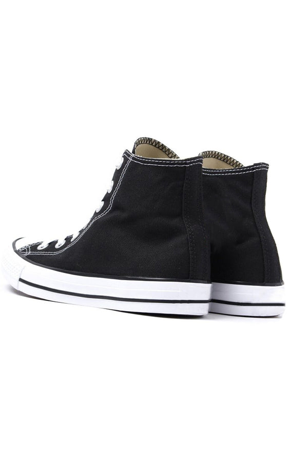 Black High Top Canvas Trainers
