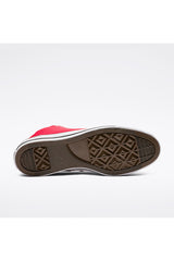 Red High Top Canvas Trainers