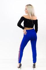 Royal Stripe Skinny Fit Jeggings