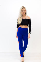 Royal Stripe Skinny Fit Jeggings