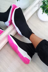 Fuchsia Runner Sock Trainer