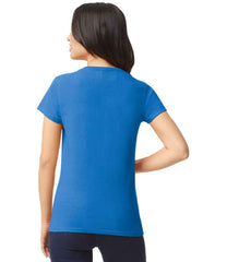 Royal Blue Design Ultimate T-Shirt With Crew Neck
