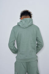 Men Printed Hoodie And Short Tracksuit