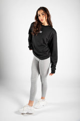 Grey Basic Wet Look Seamless Leggings