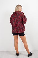 Red Leopard Print Festival Jacket