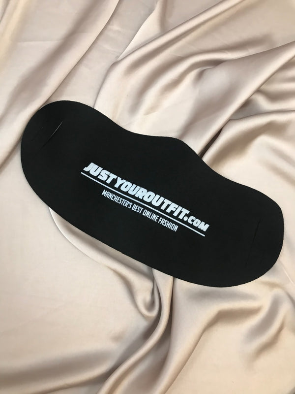 JUSTYOUROUTFIT Slogan Print Face Mask