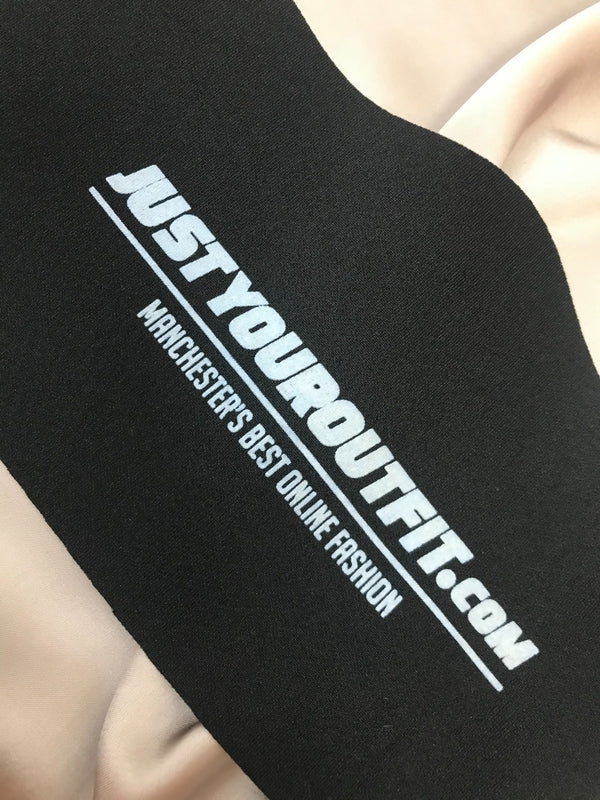 JUSTYOUROUTFIT Slogan Print Face Mask