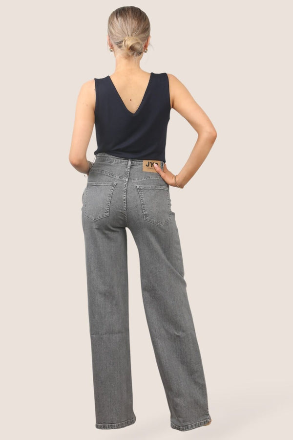 Grey Washed 90s Baggy Jeans 