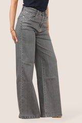Grey Washed 90s Baggy Jeans 