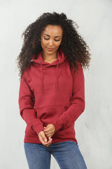 Wine Oversized Pullover Hoodie