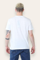 Mens Cream Skate Bear Printed T-Shirt