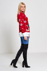 Plus Size Red A Very Merry Christmas Jumper 