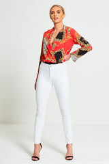 White Disco Skinny Jean