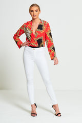 White Disco Skinny Jean