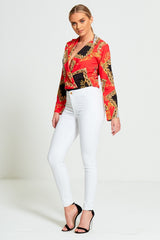 White Disco Skinny Jean
