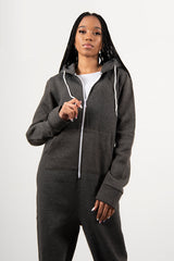 Dark Grey Plain Onesie