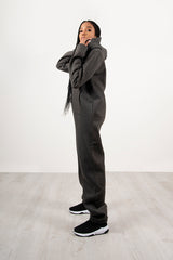 Dark Grey Plain Onesie