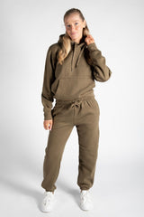 Khaki Oversized Hoody and Jogger Co-Ord